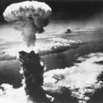 Mushroom,Cloud,Of,Atom,Bomb,Exploded,Over,Nagasaki,,Japan,,On