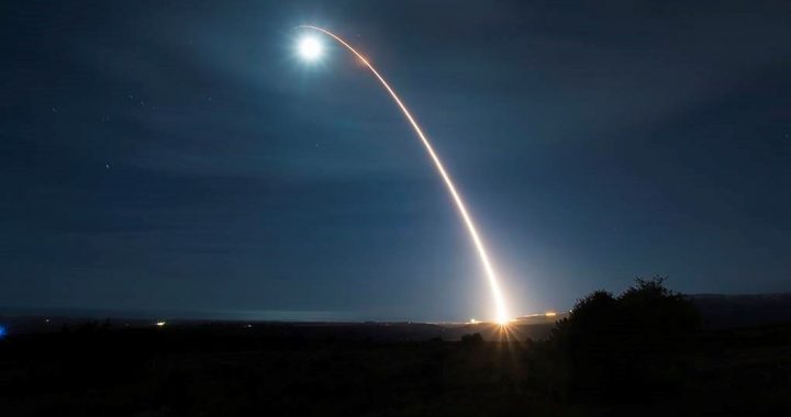 Vandenberg space force base ICBM test launch